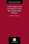 LINEAMIENTOS ELEMENTALES DE DERECHO PENAL